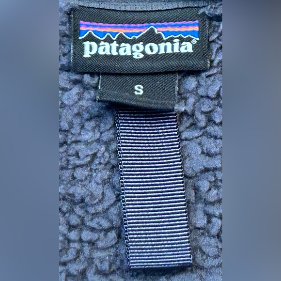 Patagonia Los Gatos 1/4 Zip Fleece Pullover Sweater in Smolder Blue, Size Small - Picture 10 of 14